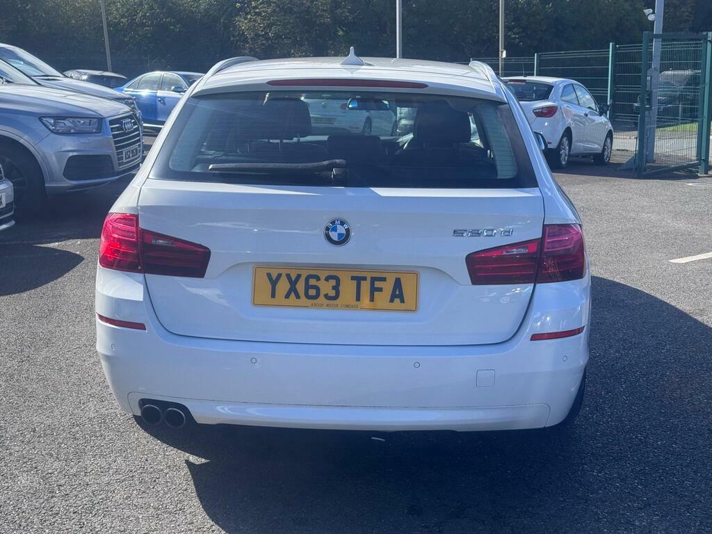 BMW 5 Series 2.0 520D Se Touring Euro 6 S S White #5