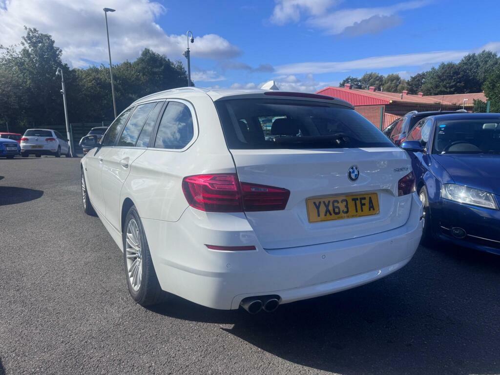 BMW 5 Series 2.0 520D Se Touring Euro 6 S S White #2