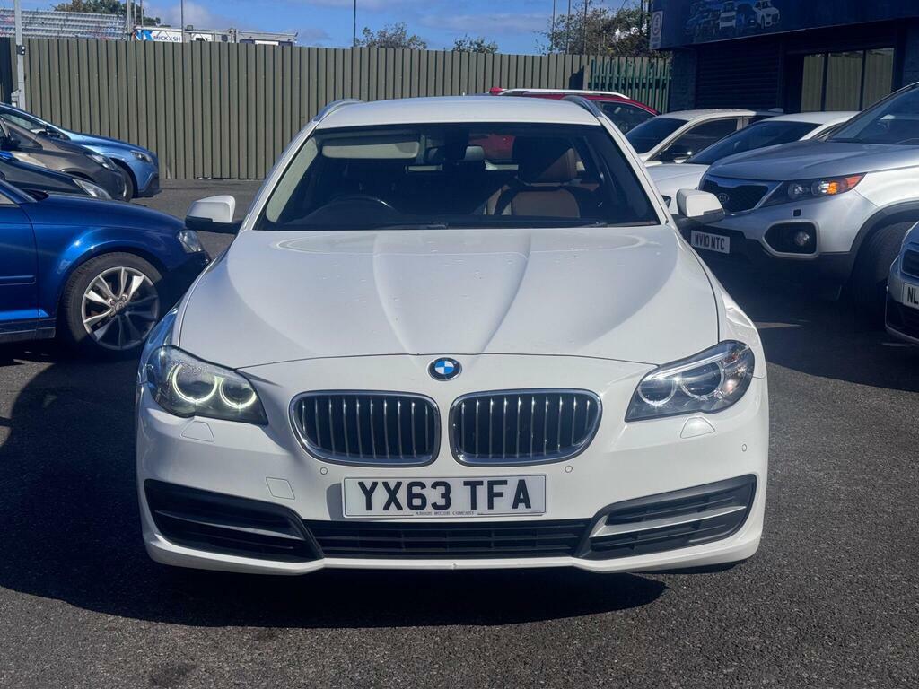 BMW 5 Series 2.0 520D Se Touring Euro 6 S S White #3