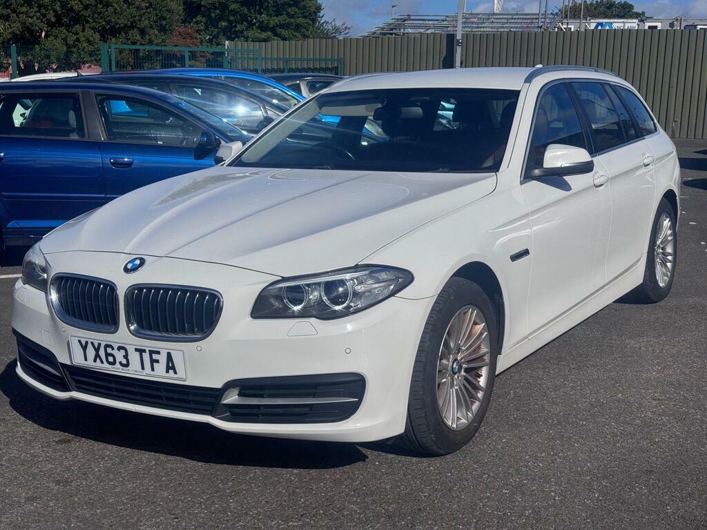 BMW 5 Series 2.0 520D Se Touring Euro 6 S S White #4