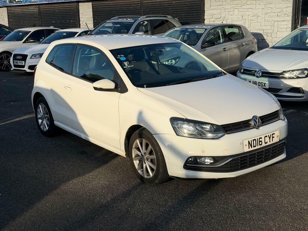 Volkswagen Polo 1.4 Tdi Bluemotion Tech Match Euro 6 S S White #3
