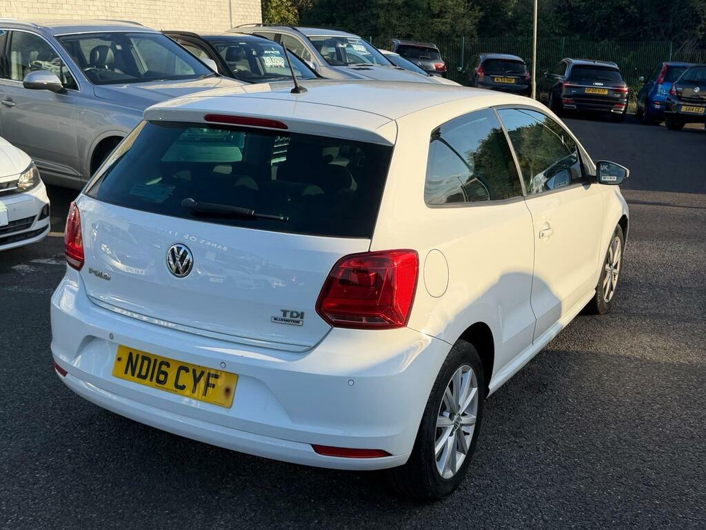 Volkswagen Polo 1.4 Tdi Bluemotion Tech Match Euro 6 S S White #2