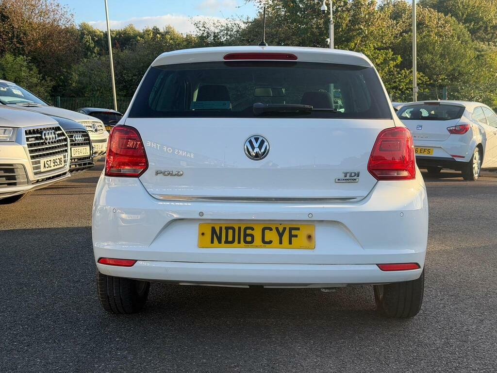 Volkswagen Polo 1.4 Tdi Bluemotion Tech Match Euro 6 S S White #4