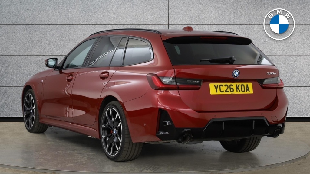 BMW 3 Series 2.0 330E 22.3Kwh M Sport Touring Plug-i Red #2