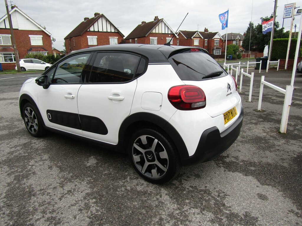 Citroen C3 1.2 Puretech Flair Euro 6 PO17WYD White #4