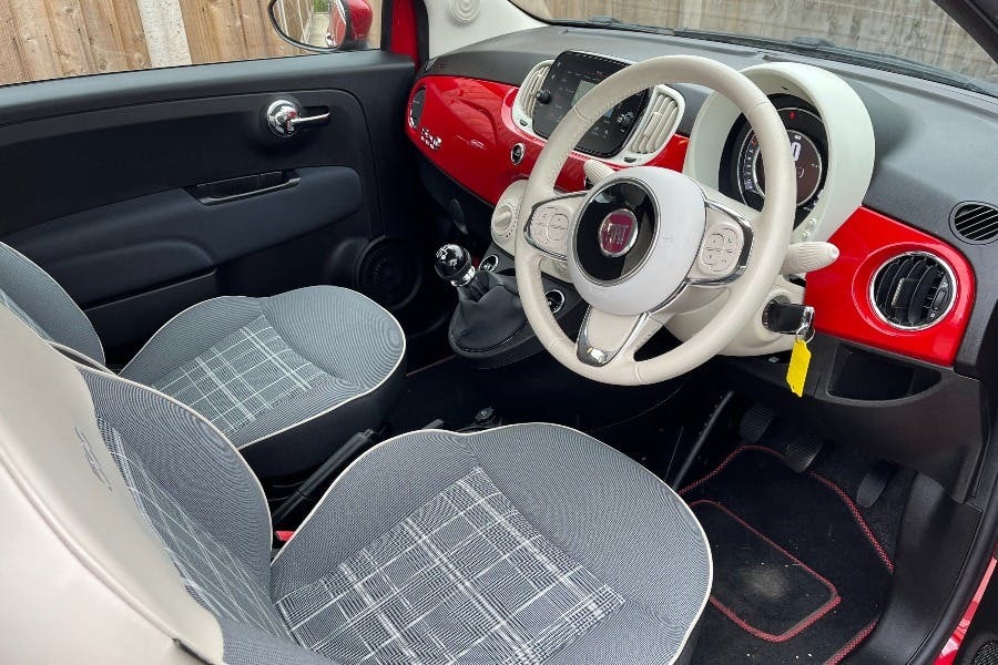 Fiat 500C 1.2 Lounge Convertible Ss Red #4
