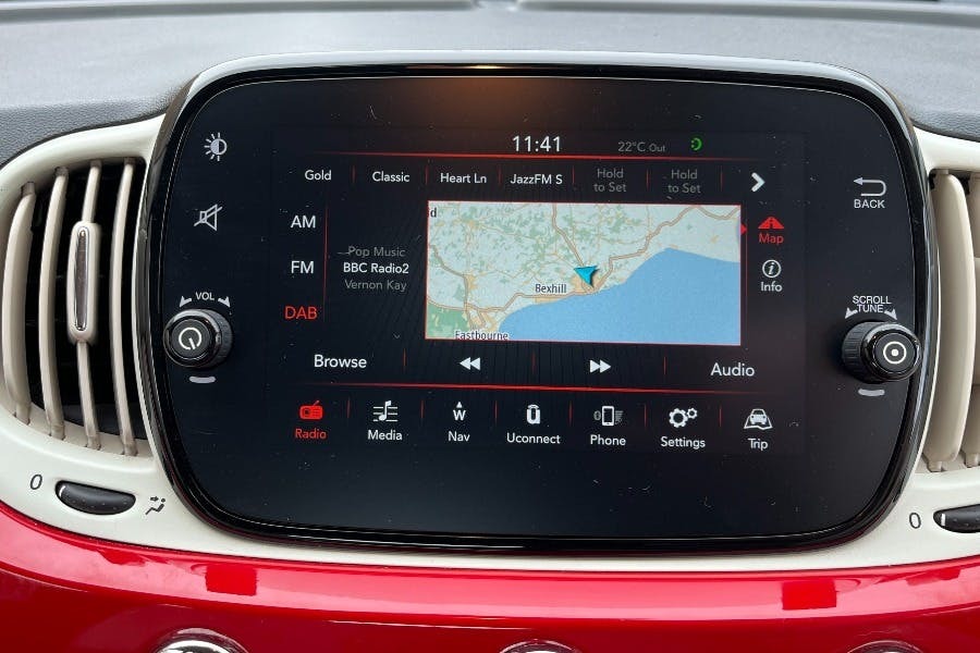 Fiat 500C 1.2 Lounge Convertible Ss Red #5