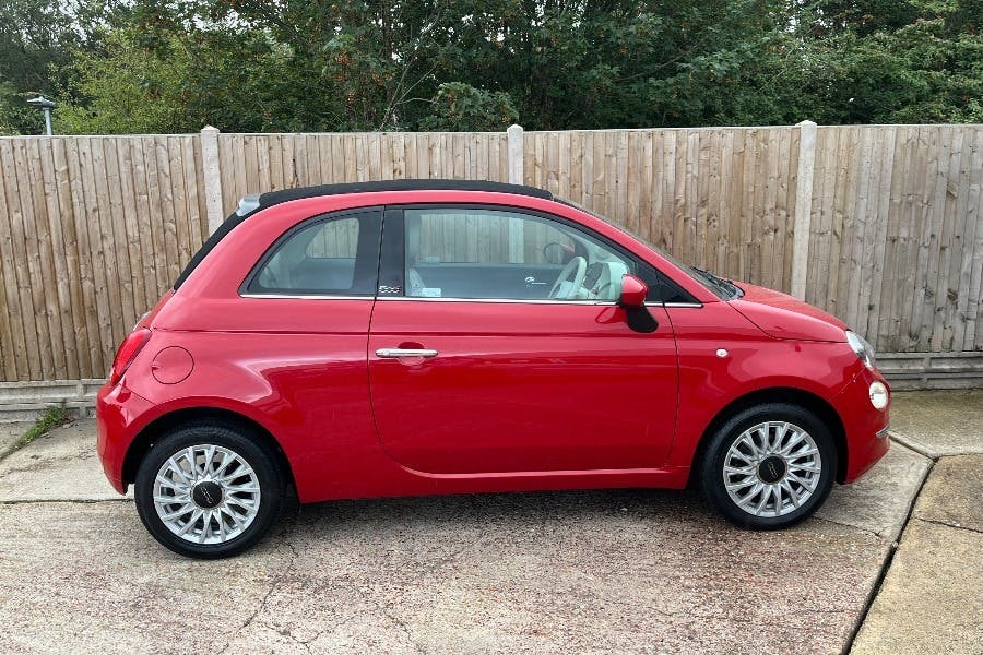 Fiat 500C 1.2 Lounge Convertible Ss Red #3