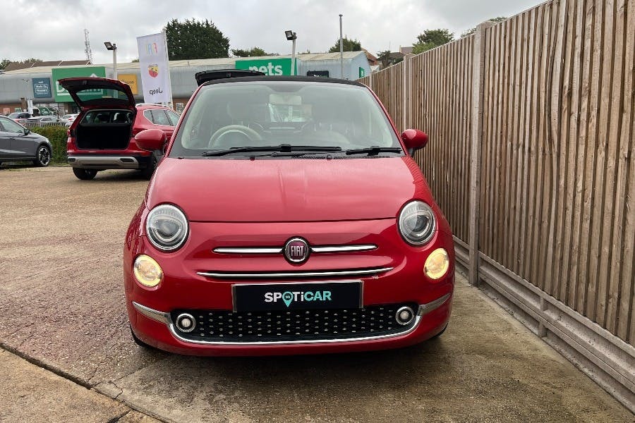 Fiat 500C 1.2 Lounge Convertible Ss Red #2