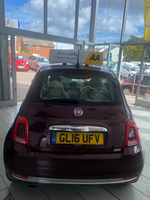 Fiat 500 Lounge GL16UFV Red #6