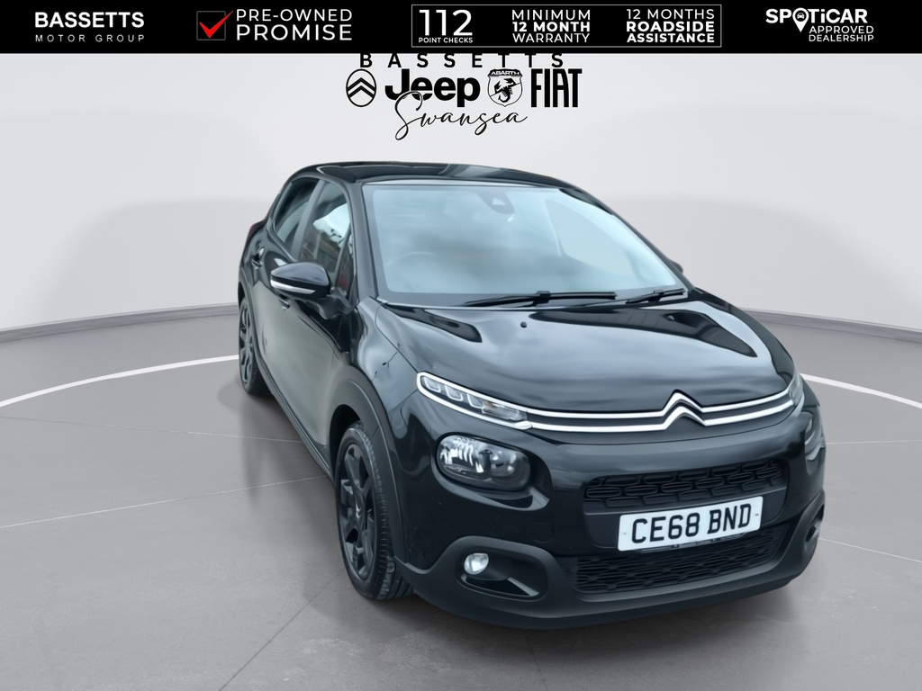 Citroen C3 Puretech Feel Nav Edition CE68BND Black #2