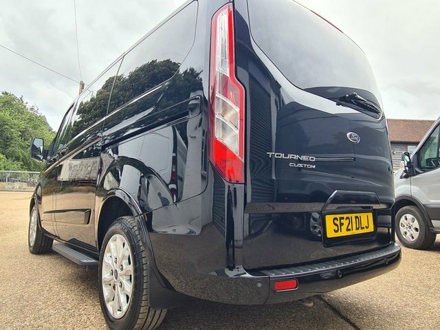 Ford Tourneo Custom 320 Ecoblue Titanium Minibus SF21DLJ Black #6