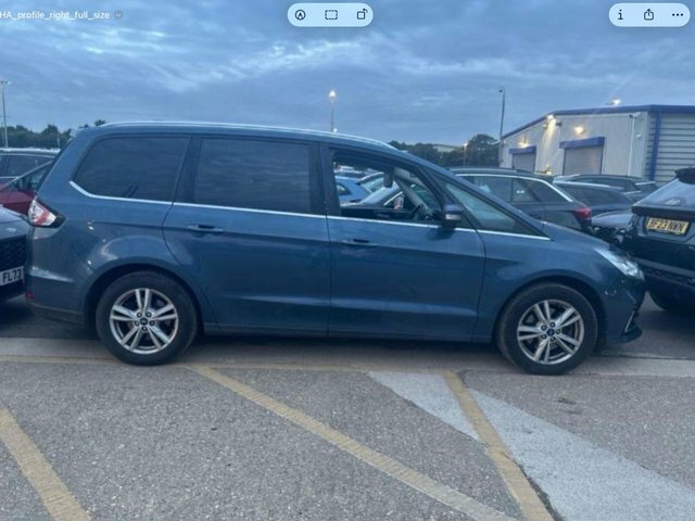 Ford Galaxy Ecoblue Titanium Mpv Blue #2