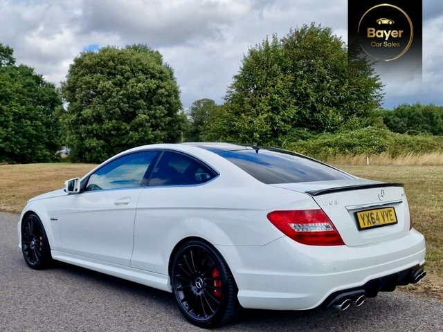Mercedes-Benz C Class C63 V8 Amg Edition YX64VYE White #5