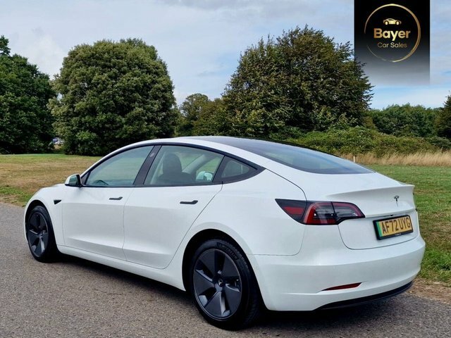 Tesla Model 3 4dr Electric Auto Rwd White #5