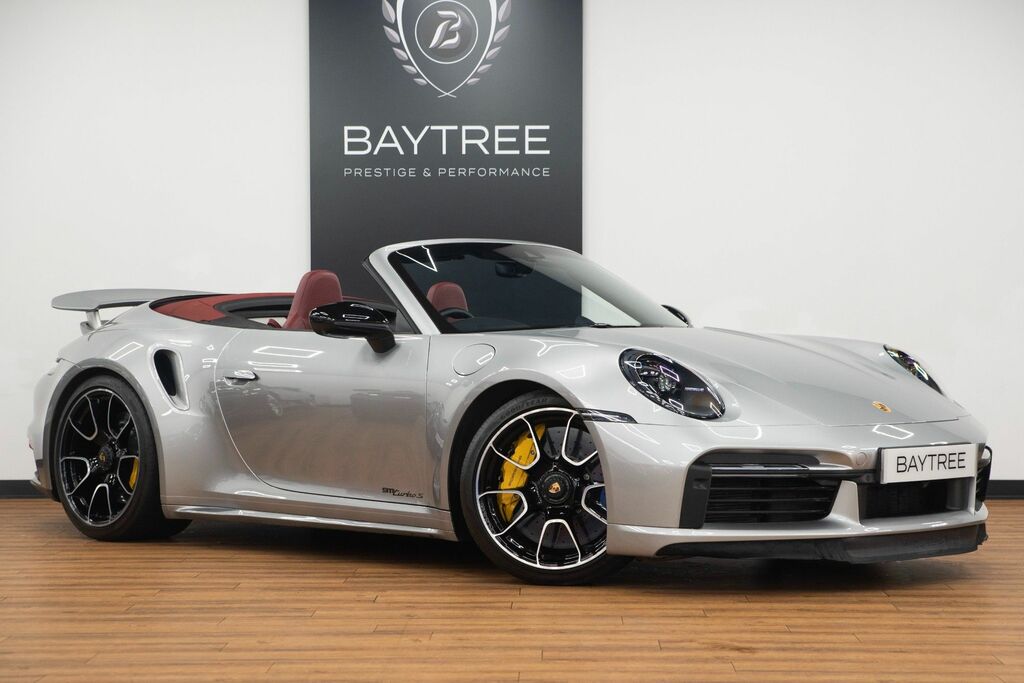 Porsche 911 3.7T 992 Turbo S Convertible Silver
