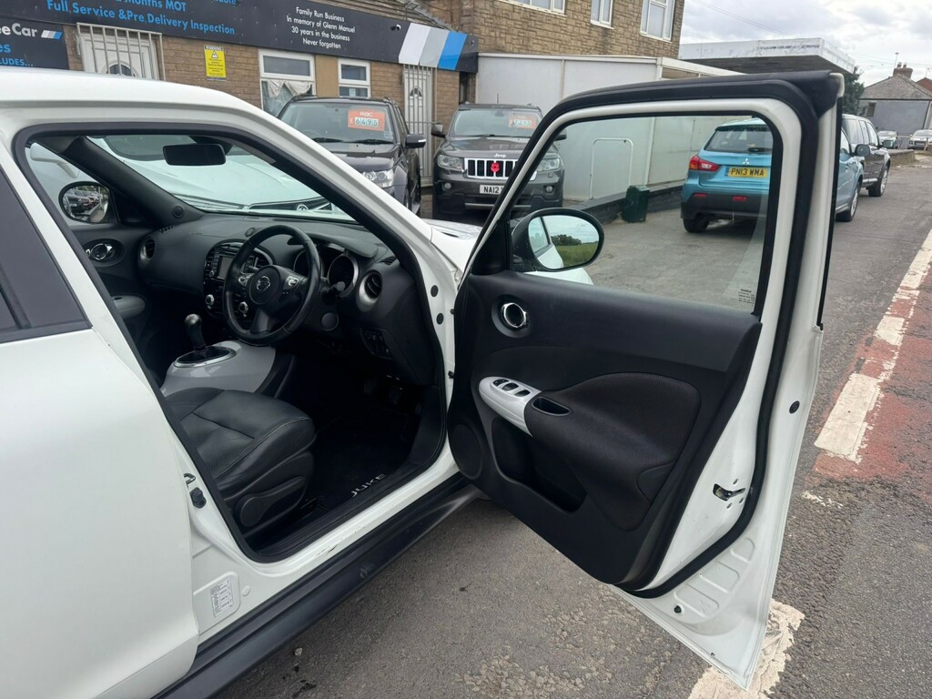 Nissan Juke 1.6 Tekna White #5