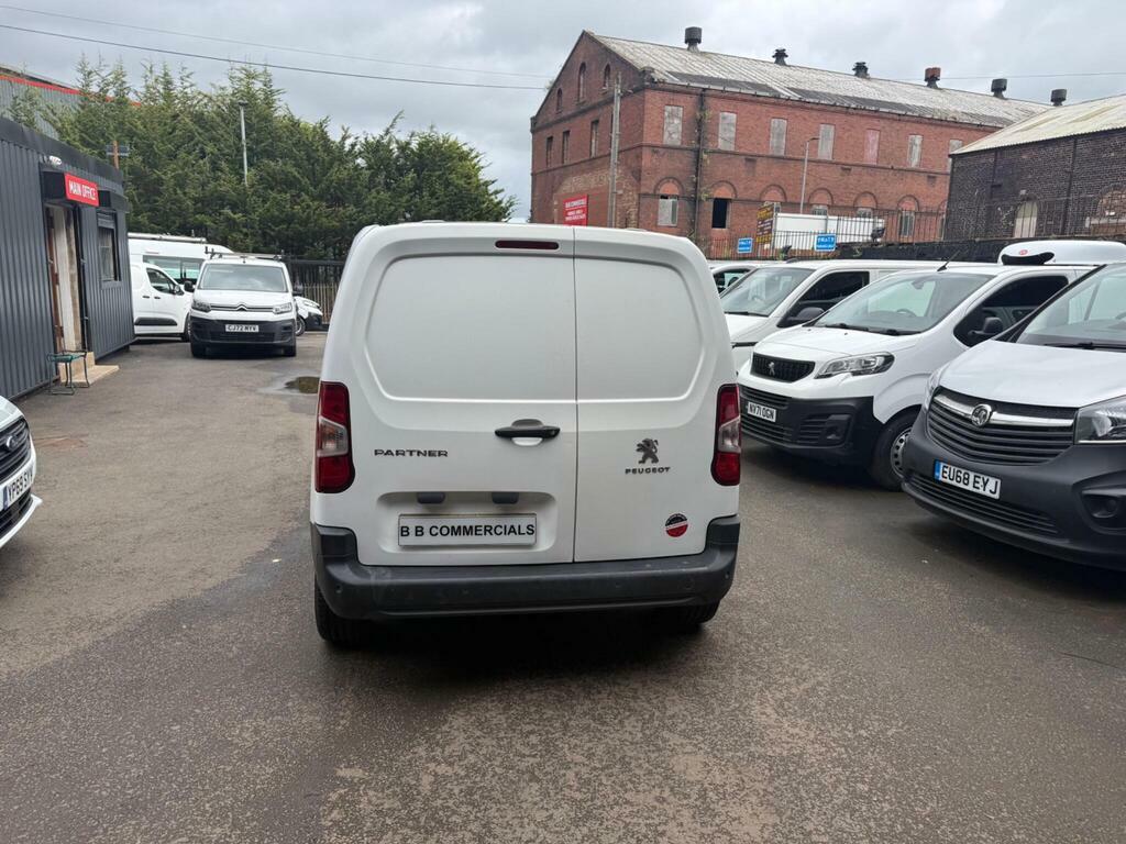 Peugeot Partner 1.5 Bluehdi 1000 Professional Standard Panel Van S White #5