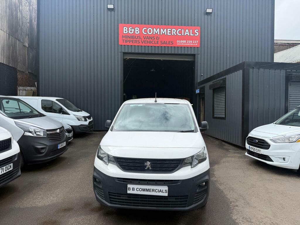 Peugeot Partner 1.5 Bluehdi 1000 Professional Standard Panel Van S White #2