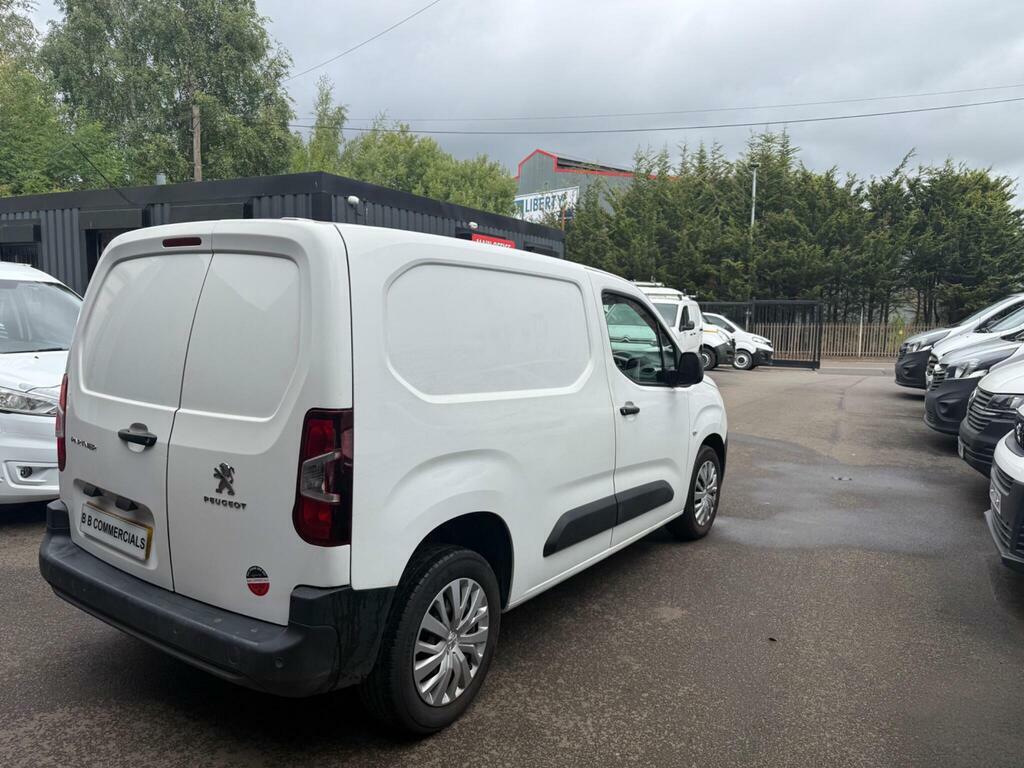 Peugeot Partner 1.5 Bluehdi 1000 Professional Standard Panel Van S White #4