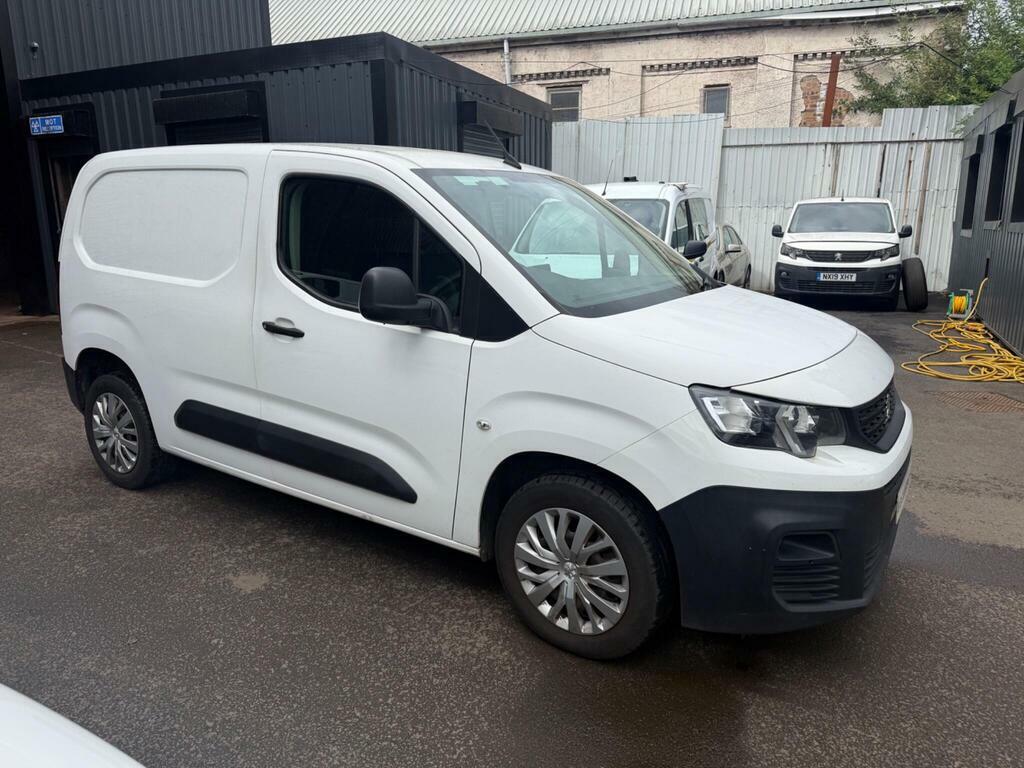 Peugeot Partner 1.5 Bluehdi 1000 Professional Standard Panel Van S White #3