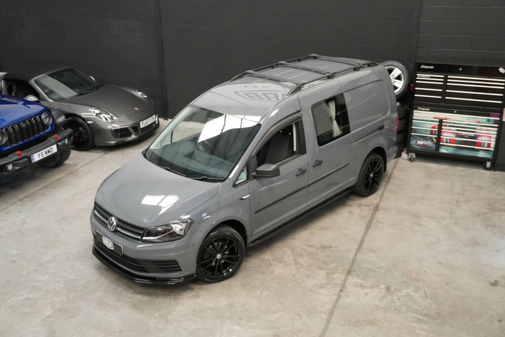 Volkswagen Caddy Maxi Combi Van 2.0 Tdi Maxi Dsg Fwd Window 2017 Silver #24