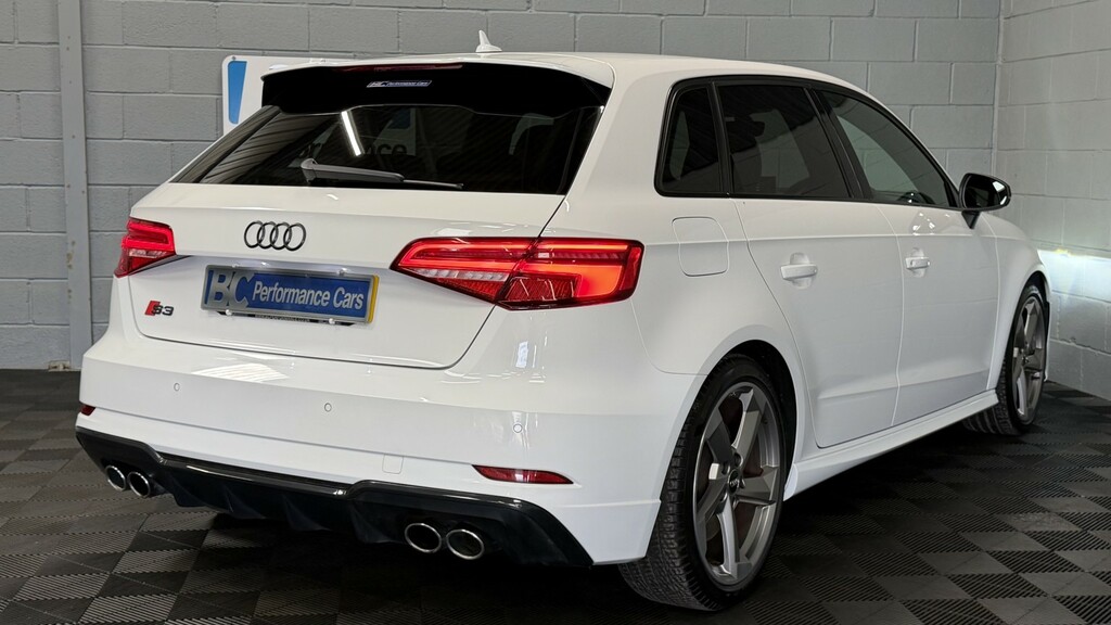 Audi S3 2.0 Tfsi Black Edition White #4