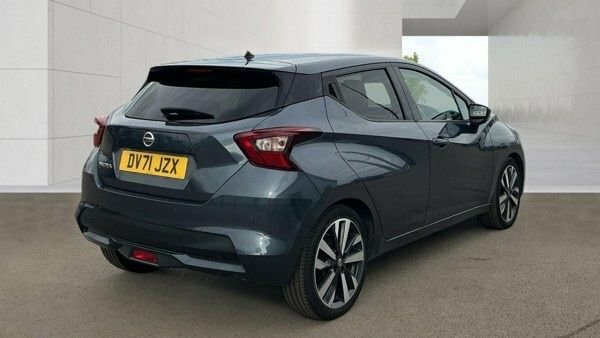 Nissan Micra 1.0 Ig-t Tekna Hatchback Xtron Euro 6 Grey #4