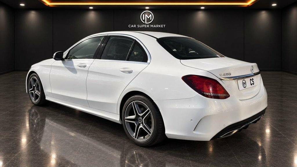 Mercedes-Benz C Class 1.5L Amg Line White #4