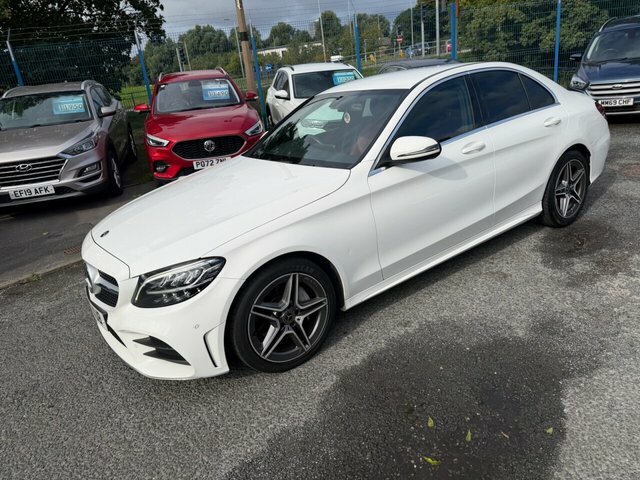 Mercedes-Benz C Class 2019 1.6 C200d Amg Line Saloon E Red #5