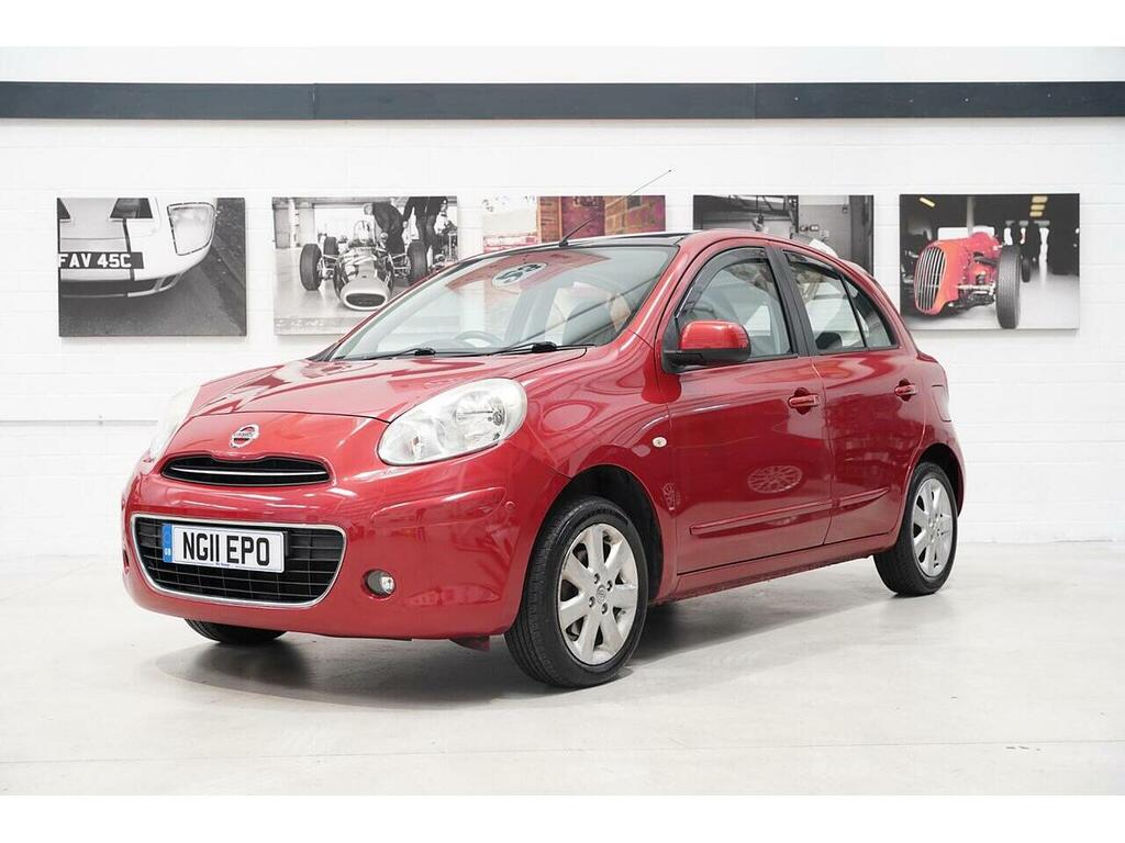 Nissan Micra 1.2 12V Tekna Euro 5 Red #6