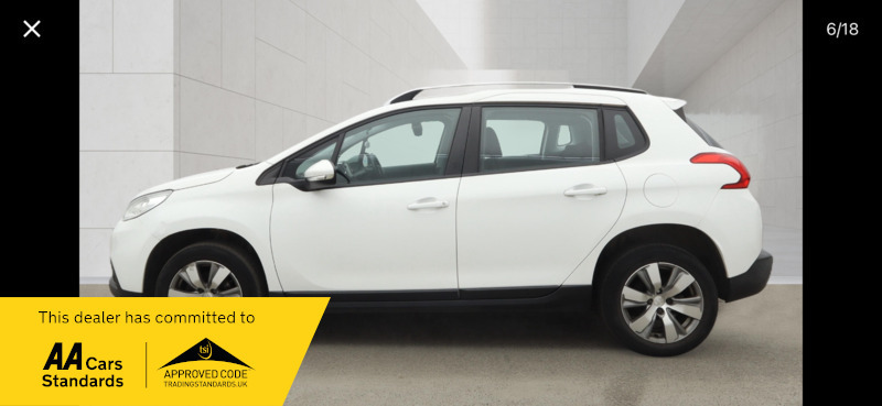 Peugeot 2008 Blue 1.6 Hdi Active White #6