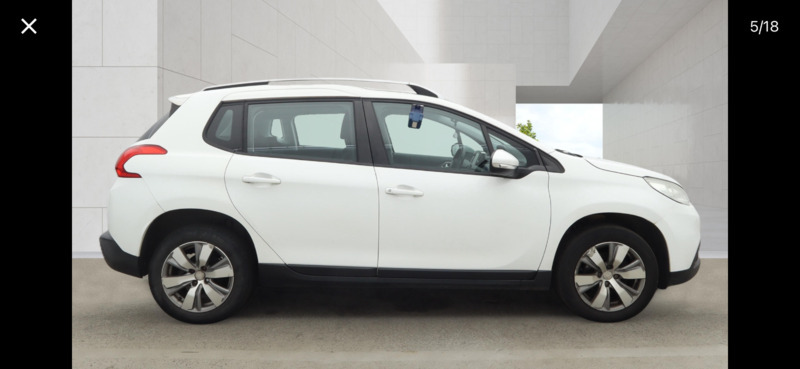 Peugeot 2008 Blue 1.6 Hdi Active White #5