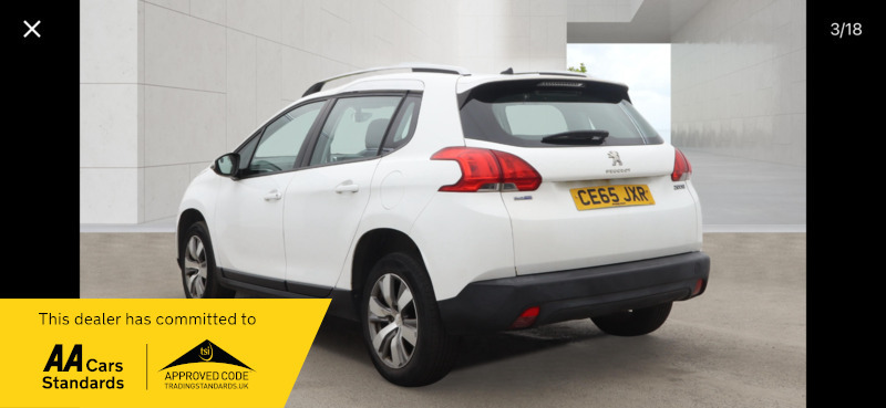 Peugeot 2008 Blue 1.6 Hdi Active White #3