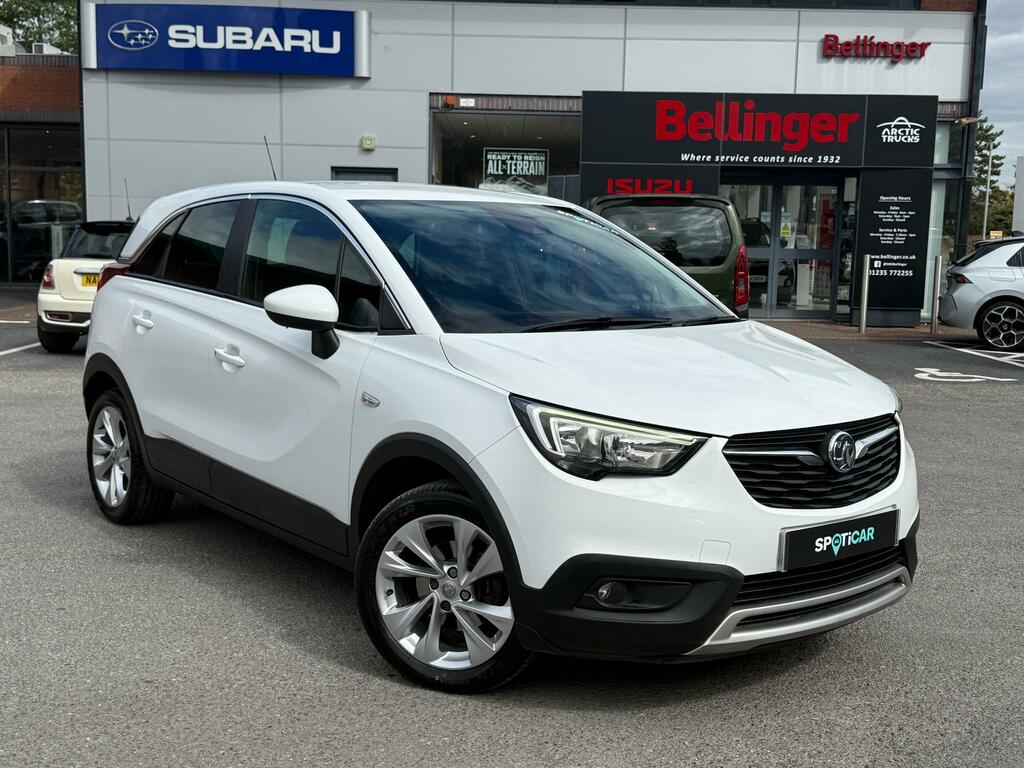 Vauxhall Crossland X 1.2 Turbo Gpf Tech Line Nav Suv Eu White