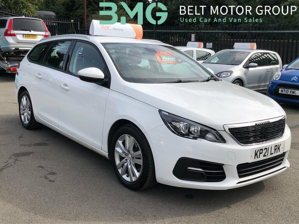 Peugeot 308 SW 1.5 Bluehdi Active Estate Euro 6 White #3