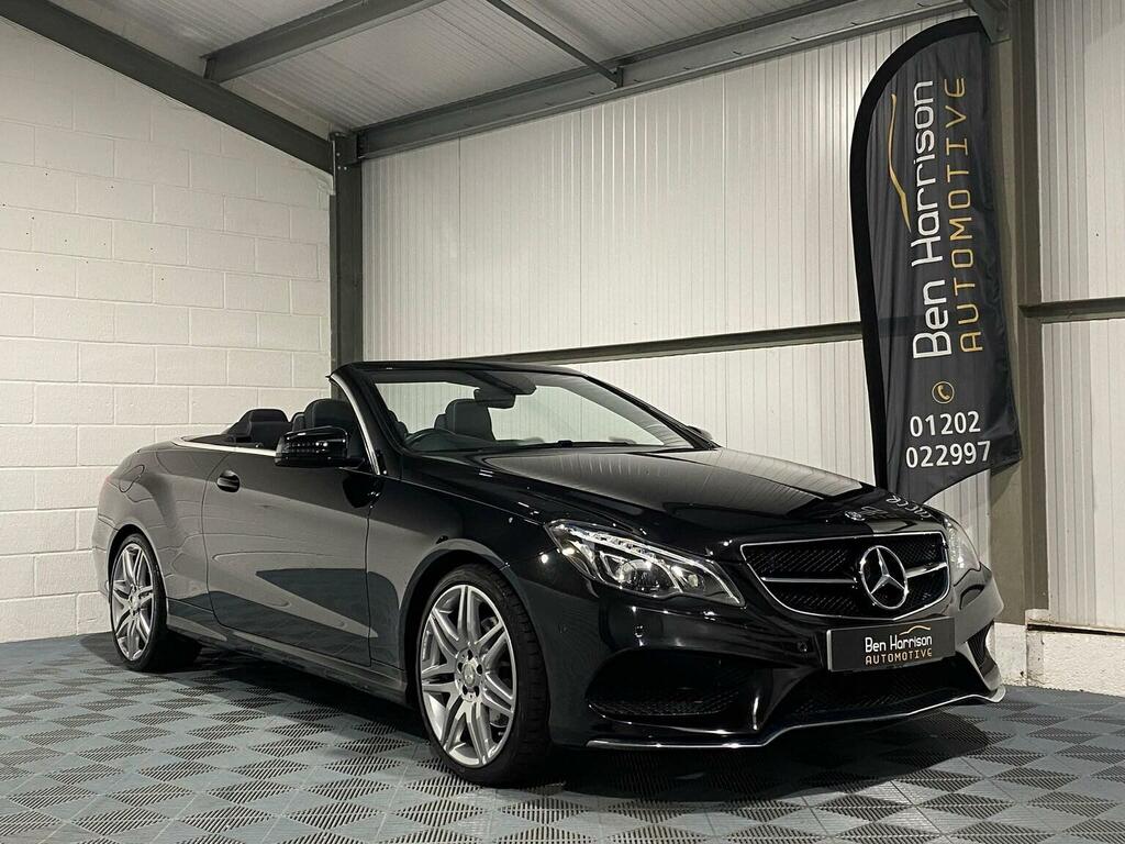 Mercedes-Benz E Class 2.1 E220d Amg Line Edition Cabriolet G-tronic Eur Black