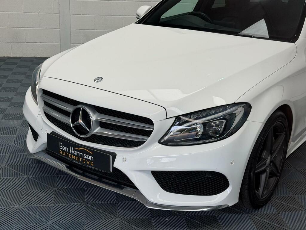Mercedes-Benz C Class 2.1 C220d Amg Line 7G-tronic Euro 6 Ss White #4