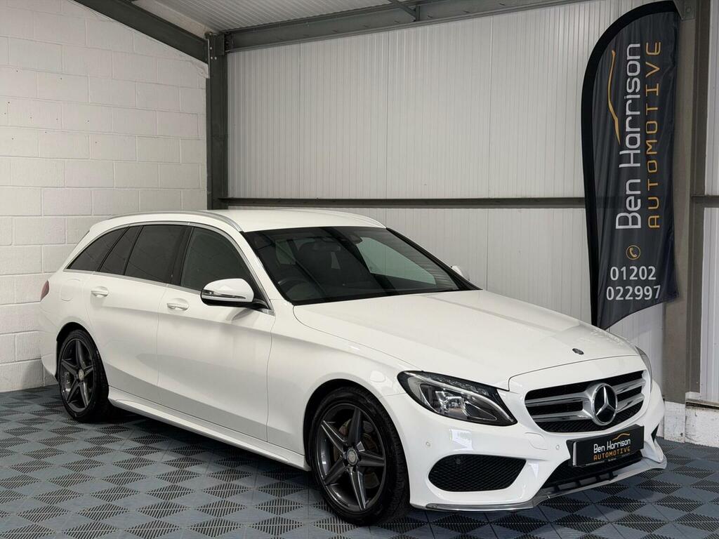 Mercedes-Benz C Class 2.1 C220d Amg Line 7G-tronic Euro 6 Ss White