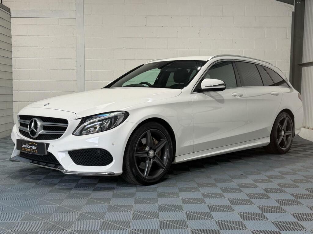 Mercedes-Benz C Class 2.1 C220d Amg Line 7G-tronic Euro 6 Ss White #6