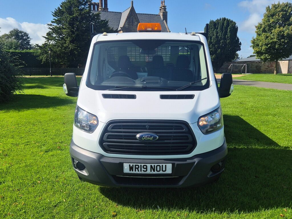 Ford Transit Custom 2.0 350 Ecoblue Chassis WR19NOU White #2