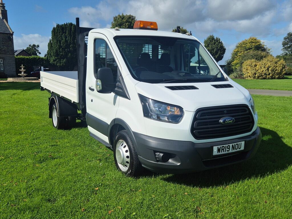 Ford Transit Custom 2.0 350 Ecoblue Chassis WR19NOU White #3