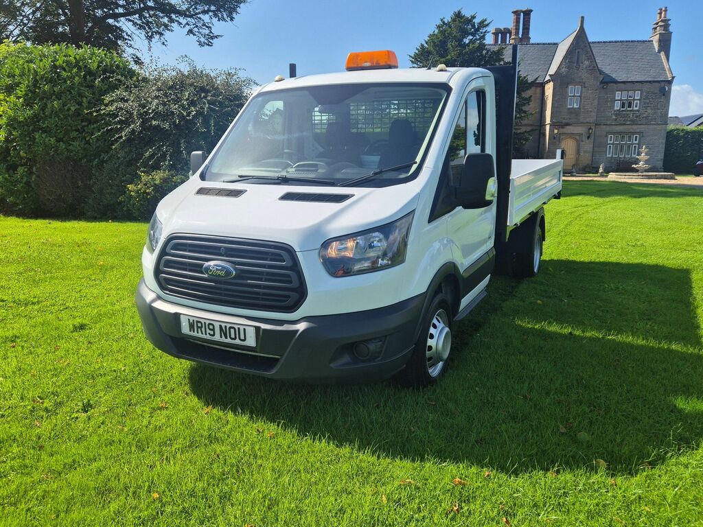 Ford Transit Custom 2.0 350 Ecoblue Chassis White