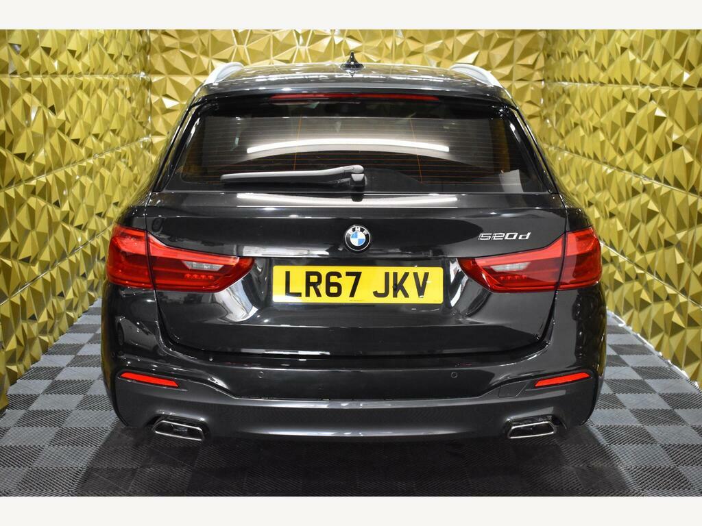 BMW 5 Series 2.0 520D M Sport Touring Black #5