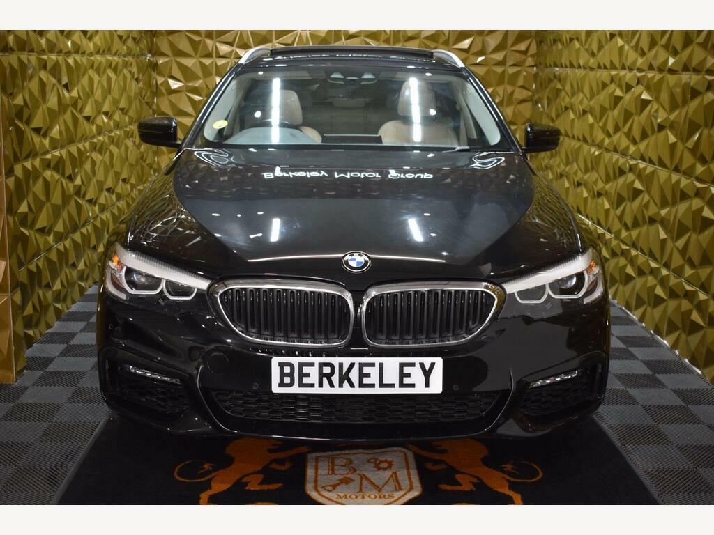 BMW 5 Series 2.0 520D M Sport Touring Black #2