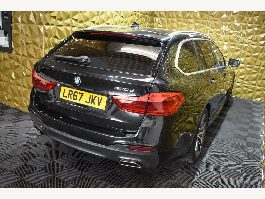 BMW 5 Series 2.0 520D M Sport Touring Black #4