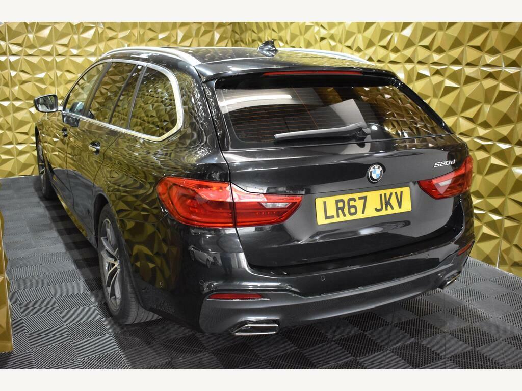 BMW 5 Series 2.0 520D M Sport Touring Black #6