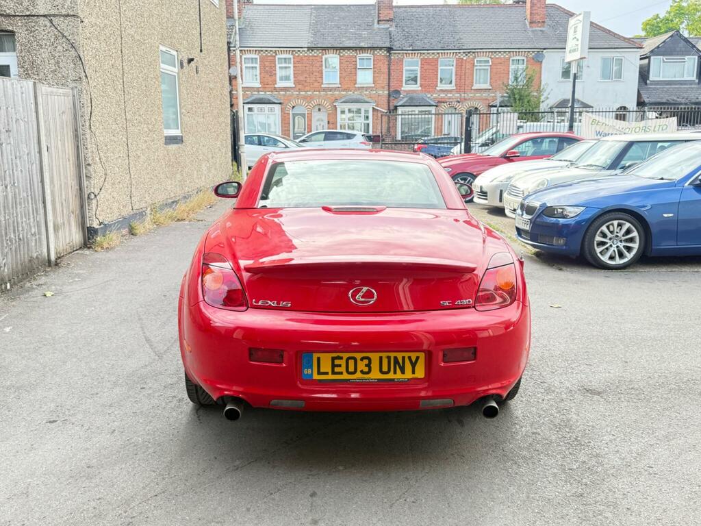 Lexus SC 4.3 430 Red #4