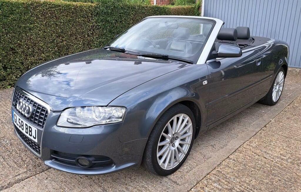 Audi A4 Cabriolet 2.0 Tfsi S Line Special Edition Multitronic Grey #2