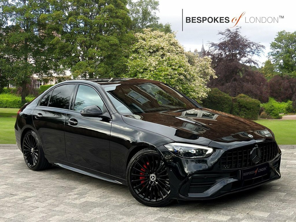 Mercedes-Benz C Class 2022 2.0 C220dh Mhev Amg Line Premium G-tronic Black